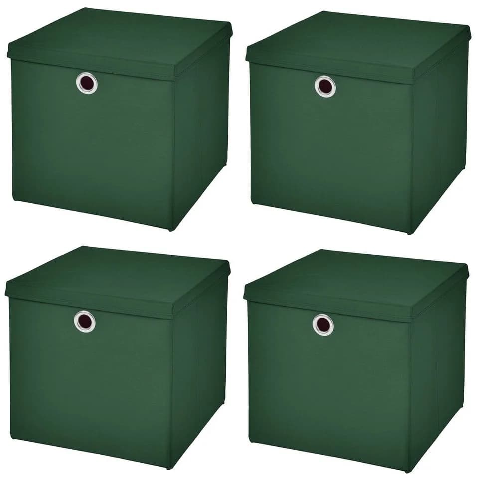 StickandShine Faltbox 4er Set mit Deckel Grün - Bild 2