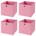 StickandShine Faltbox 4er Set Rosa 32x32x32 cm ohne Deckel Bild 2