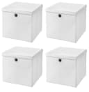 StickandShine Faltbox 4 Stück 32 x 32 x 32 cm Stoffbox Aufbewahrungsbox Bild 2
