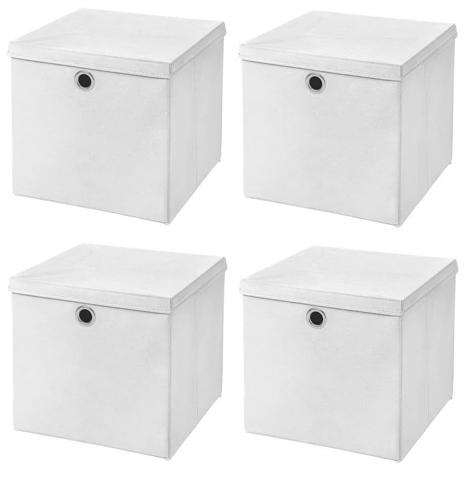 StickandShine Faltbox 4 Stück 32 x 32 x 32 cm Stoffbox Aufbewahrungsbox - Bild 2