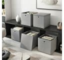 StickandShine Faltbox 4er Set 32x32x32 cm mit Deckel Bild 1