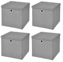 StickandShine Faltbox 4er Set 32x32x32 cm mit Deckel Bild 2