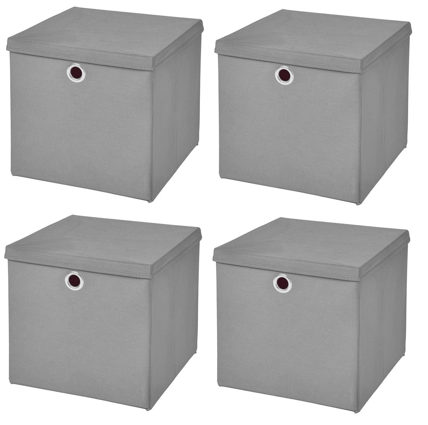 StickandShine Faltbox 4er Set 32x32x32 cm mit Deckel - Bild 2