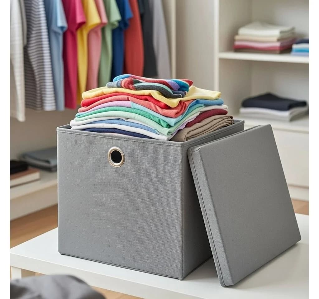 StickandShine Faltbox 4er Set 32x32x32 cm mit Deckel - Bild 4
