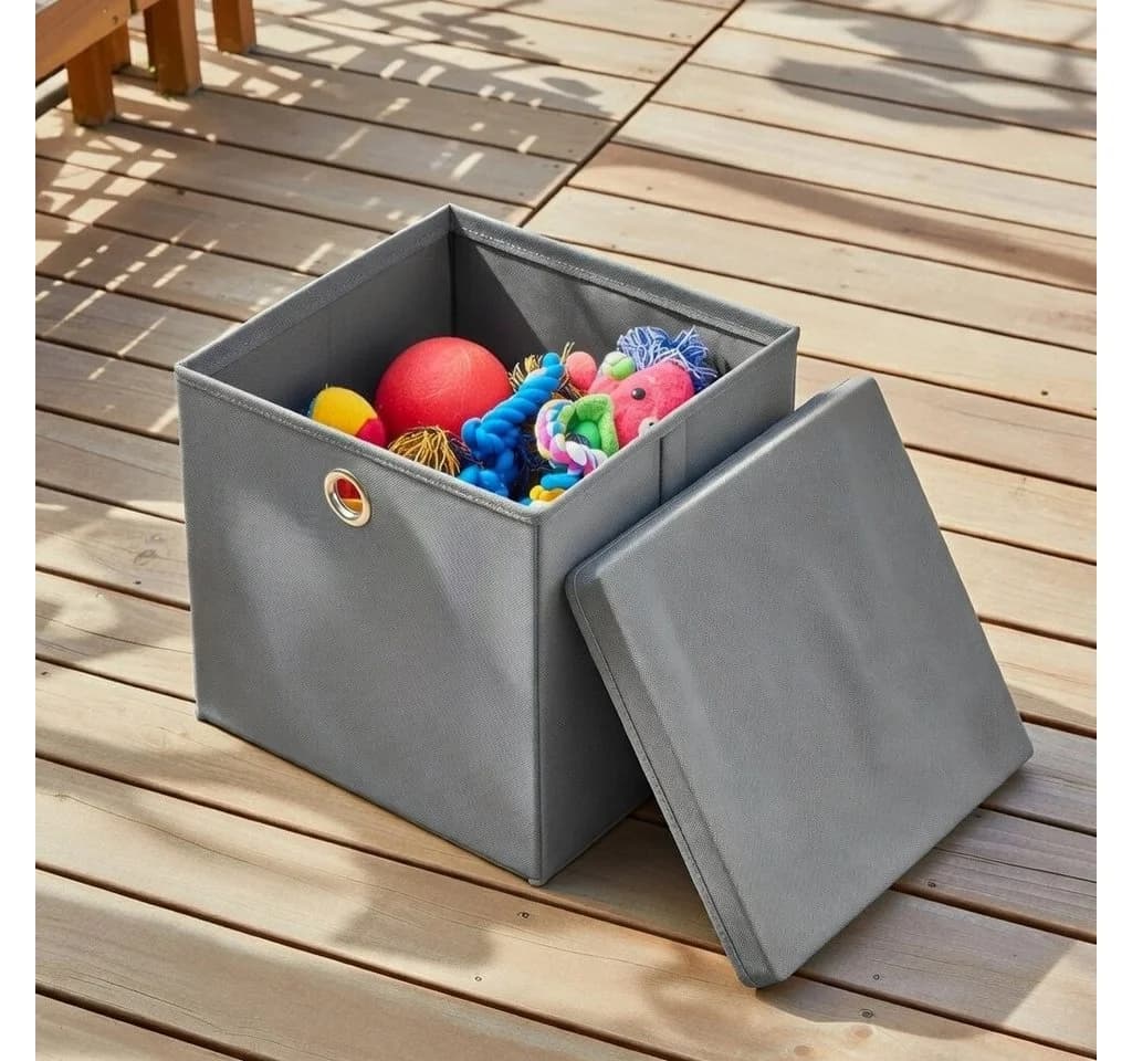 StickandShine Faltbox 4er Set 32x32x32 cm mit Deckel - Bild 5