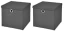 StickandShine Faltbox 2er Set mit Deckel 32x32x32 cm Bild 2