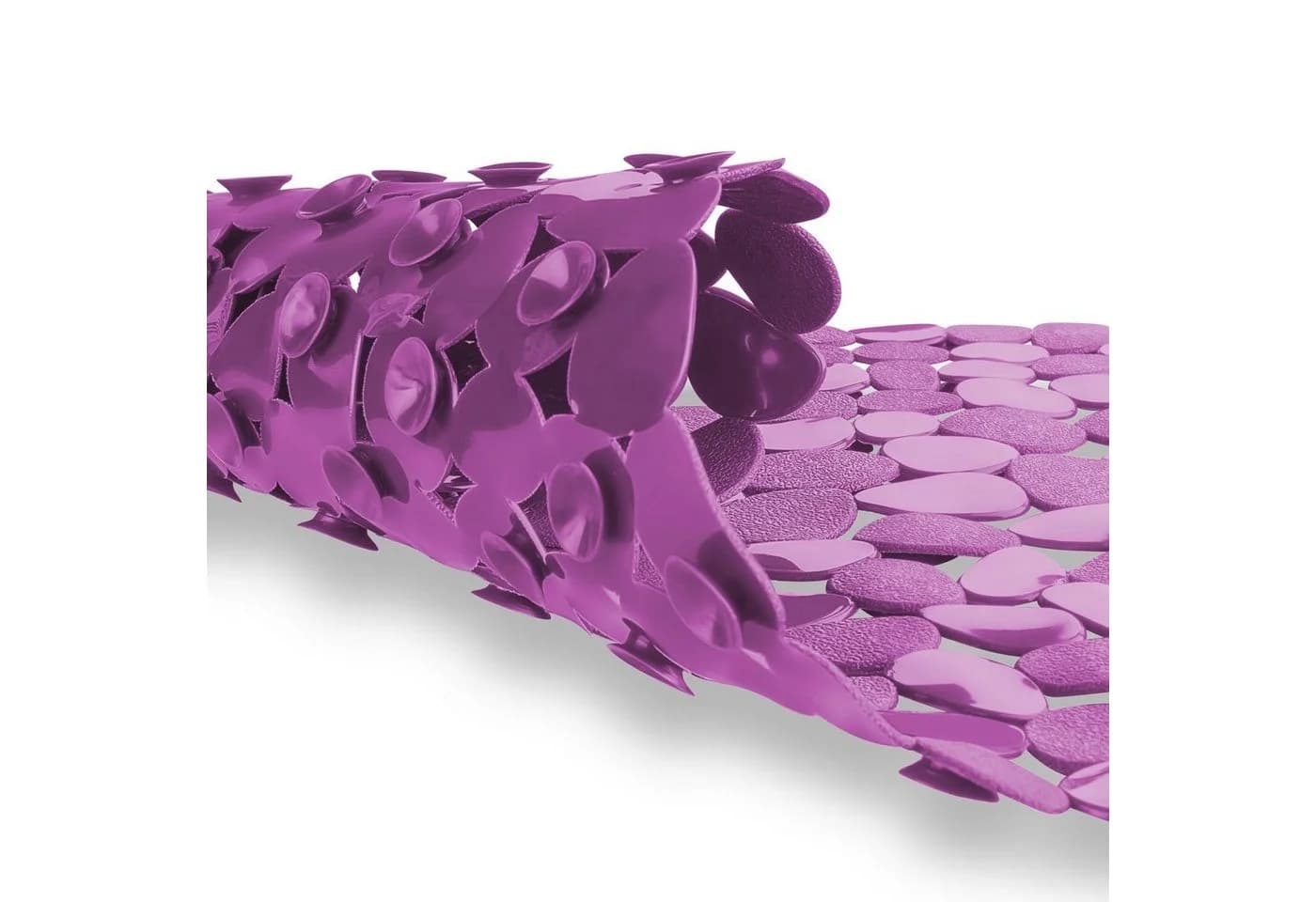 StickandShine Badewanneneinlage Steinoptik Anti-Rutsch Violett