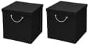 StickandShine Faltbox Schwarz 30x30 cm mit Kordelgriff Bild 2