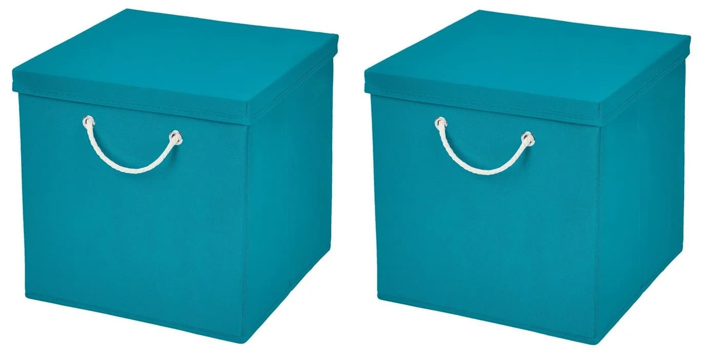 StickandShine Faltbox 30x30 cm mit Kordelgriff und Deckel - Bild 2