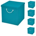 StickandShine Faltbox 5er Set 30x30 cm mit Kordelgriff und Deckel Bild 2