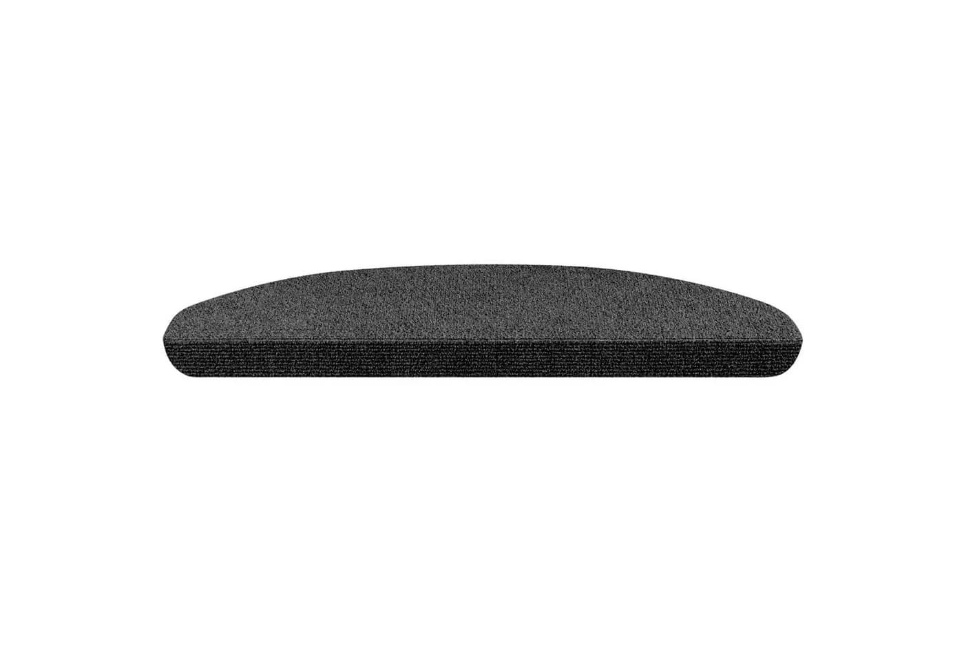 StickandShine Stufenmatte Schwarz Halbrund Treppenschutz