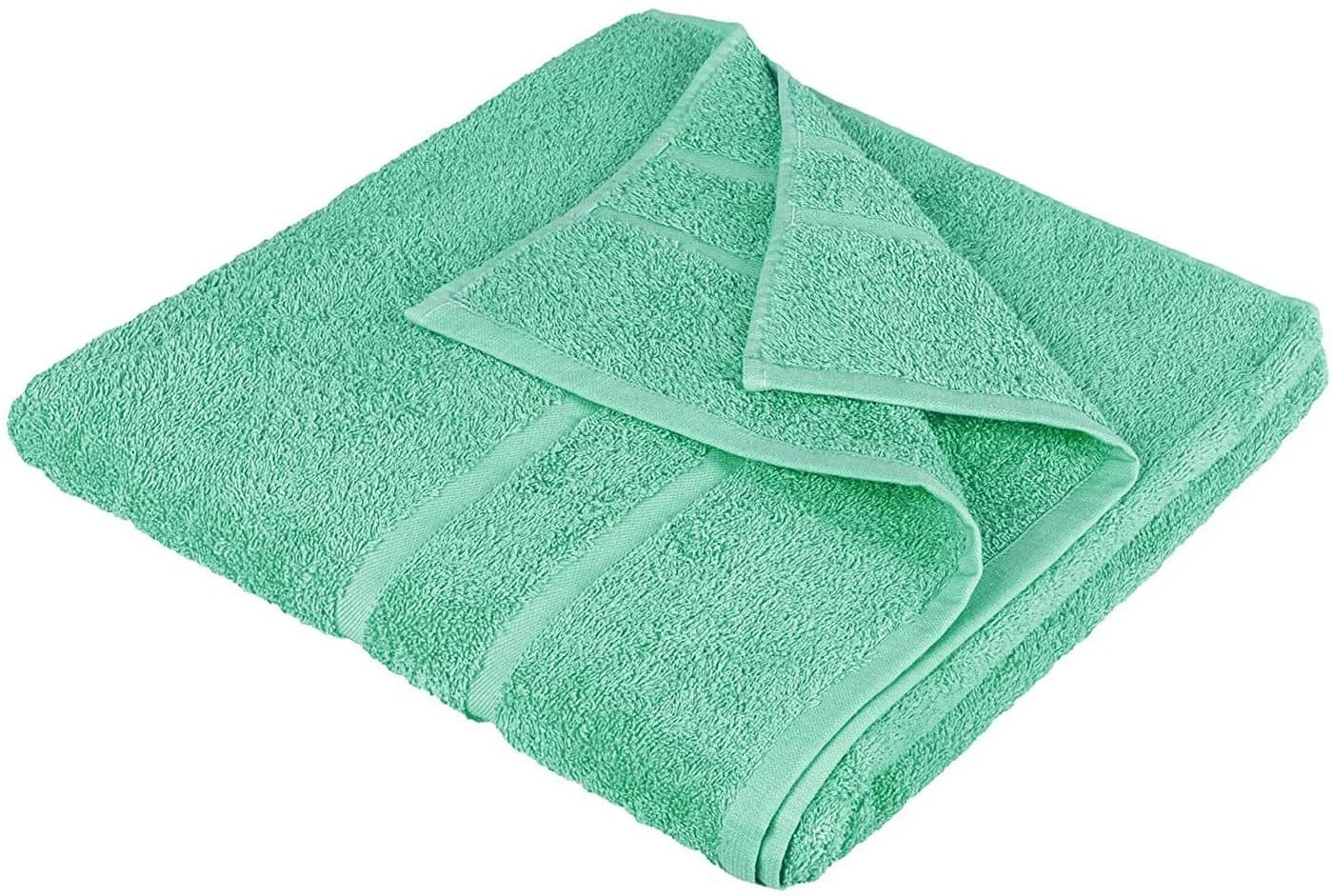 StickandShine Handtuch Smaragdgrün 100% Baumwolle Frottee 500gsm - Bild 3