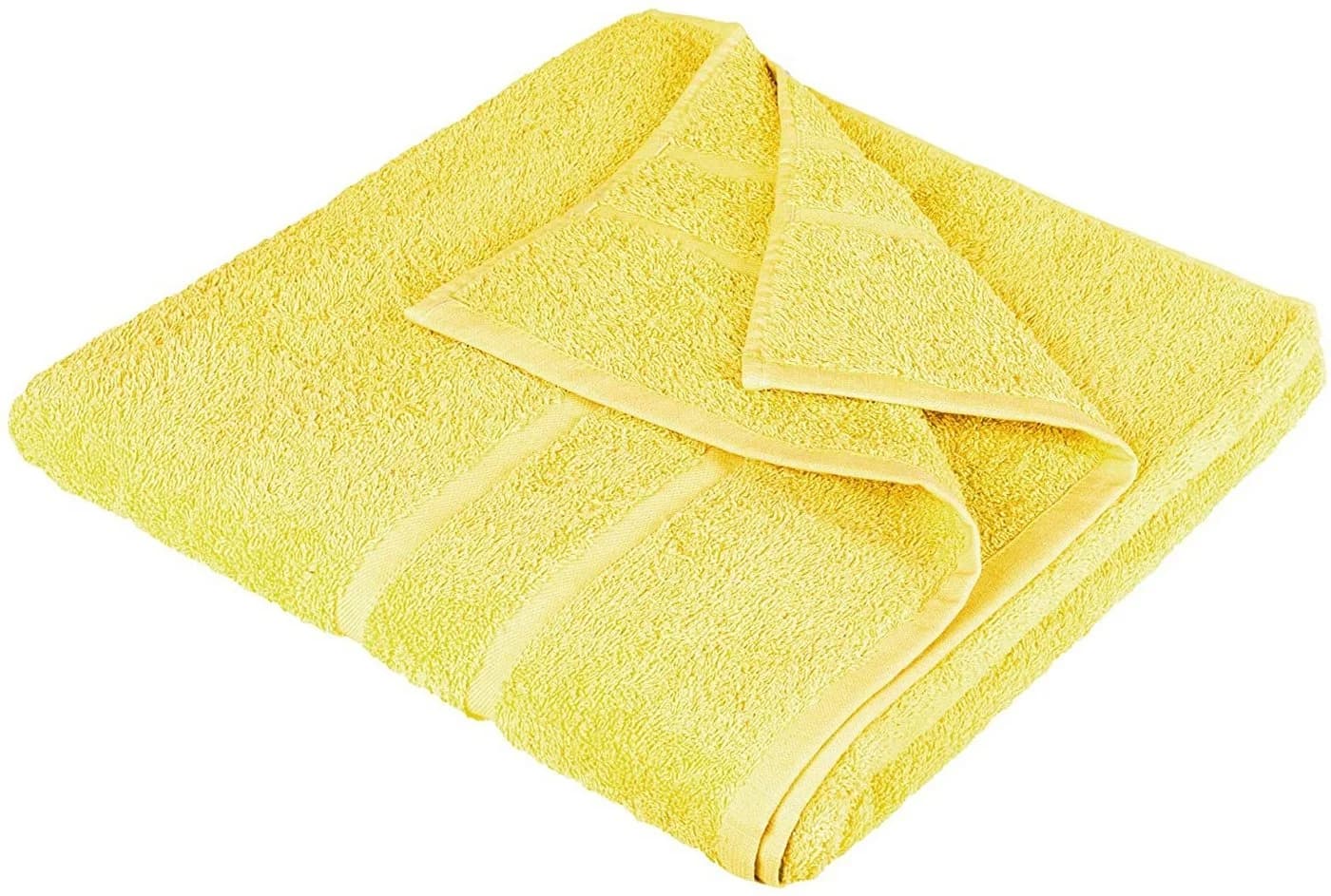 StickandShine Handtuch Gelb 100% Baumwolle 500gsm - Bild 4