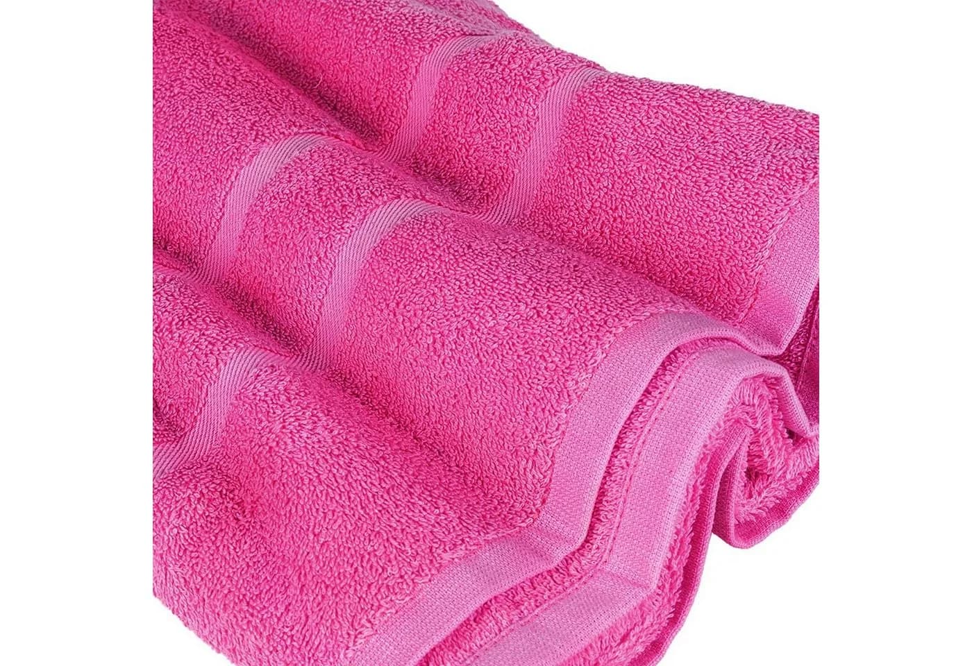 StickandShine Handtuch Pink Frottee 500gsm Baumwolle - Bild 4
