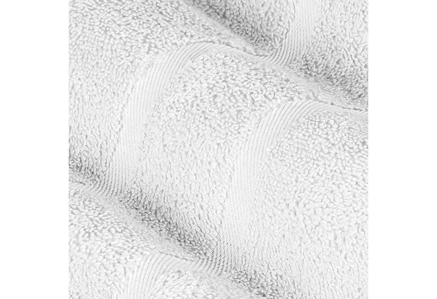 StickandShine Saunatuch 4er Set Premium Frottee Weiß 80x200 cm - Bild 5
