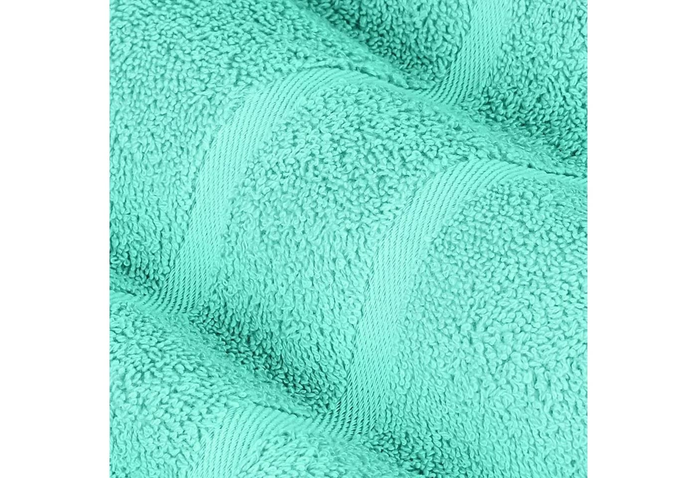 StickandShine Badetuch 4er Set Premium Frottee 100x150 cm Mint - Bild 3