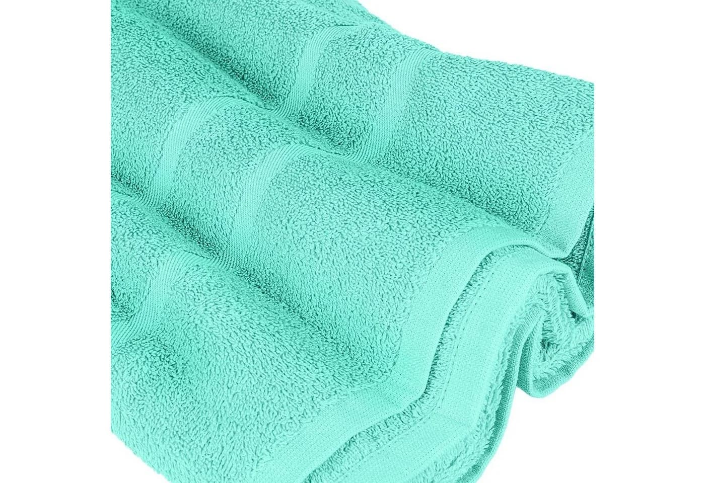 StickandShine Badetuch 4er Set Premium Frottee 100x150 cm Mint - Bild 4