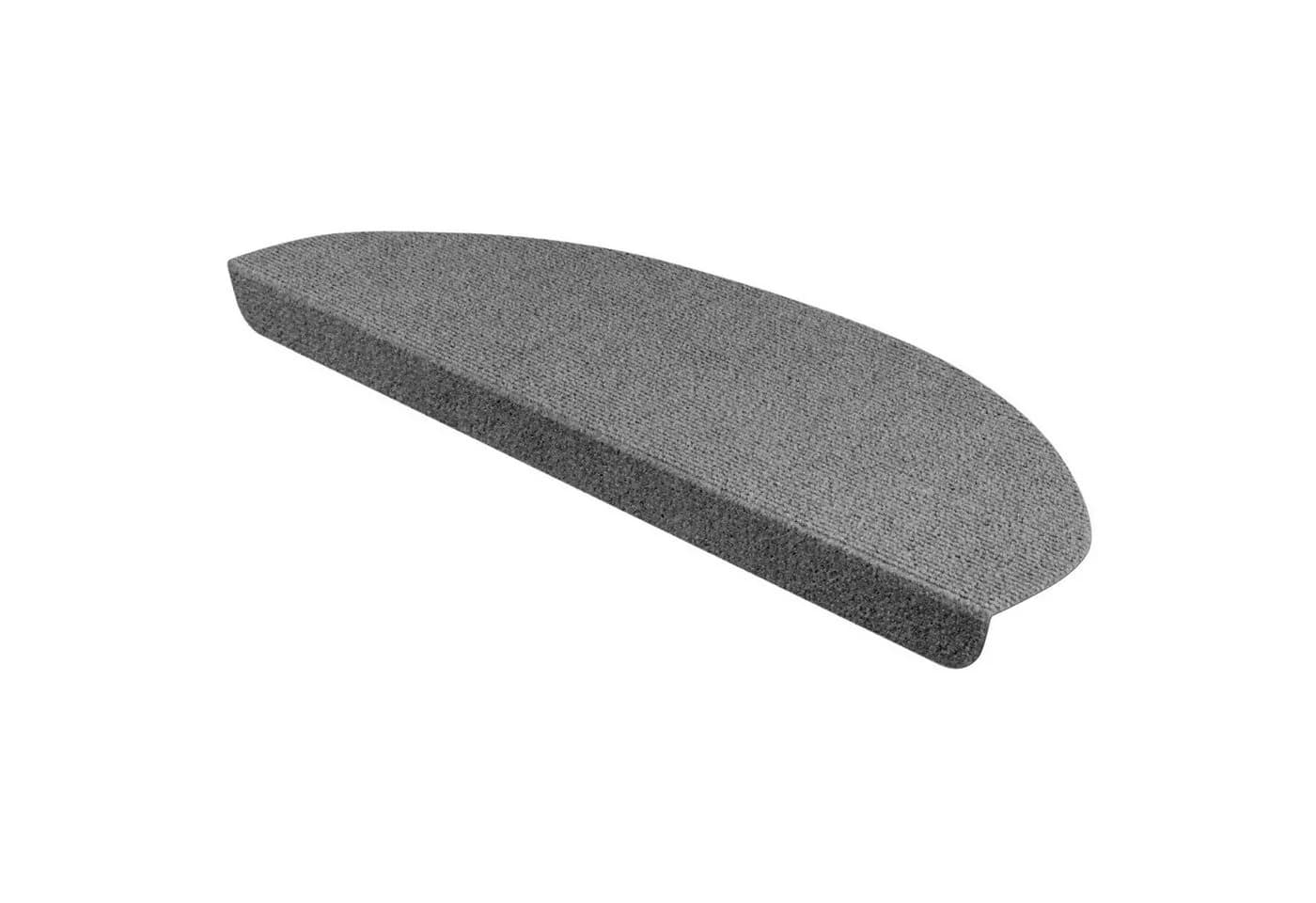 StickandShine Stufenmatte Dunkelgrau Polyester Treppenschutz halbrund - Bild 2