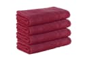 StickandShine Saunatuch 4er Set Bordeaux Premium Frottee Bild 2