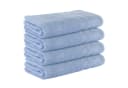 StickandShine Saunatuch 4er Set Hellblau Premium Frottee Bild 2