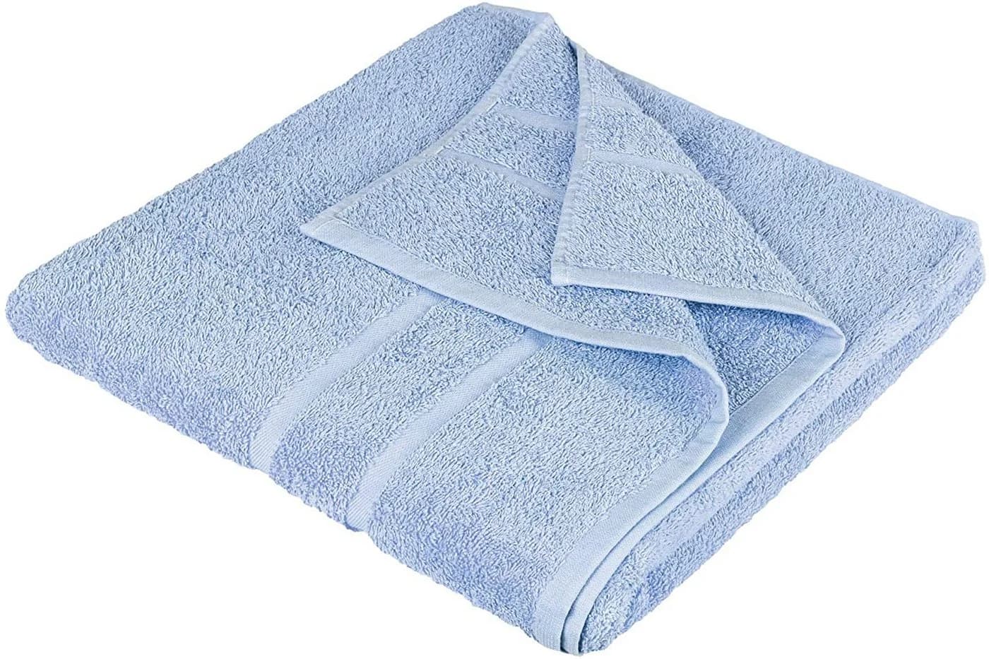 StickandShine Saunatuch 4er Set Hellblau Premium Frottee - Bild 3