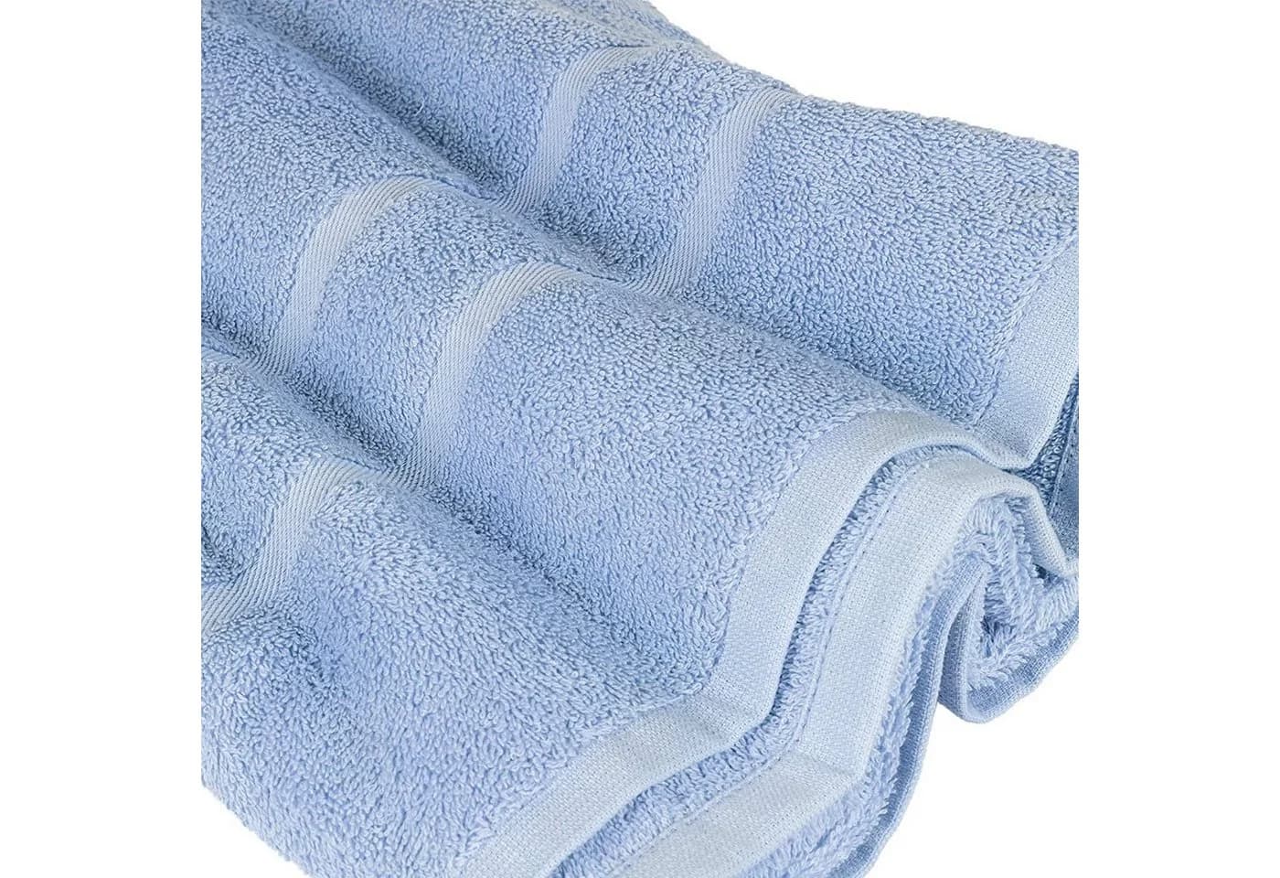 StickandShine Saunatuch 4er Set Hellblau Premium Frottee - Bild 4