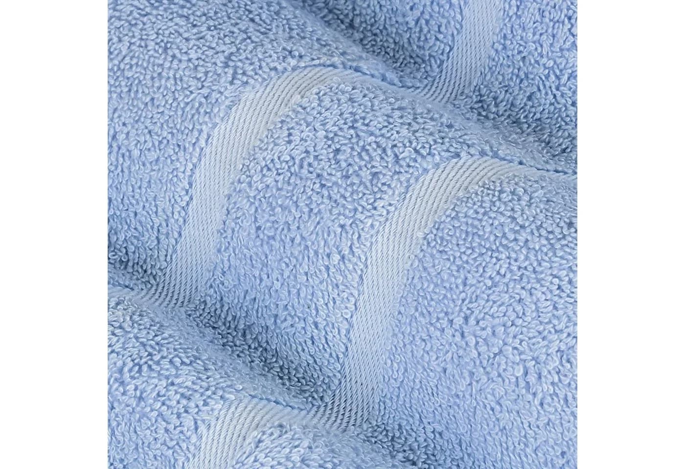 StickandShine Saunatuch 4er Set Hellblau Premium Frottee - Bild 5