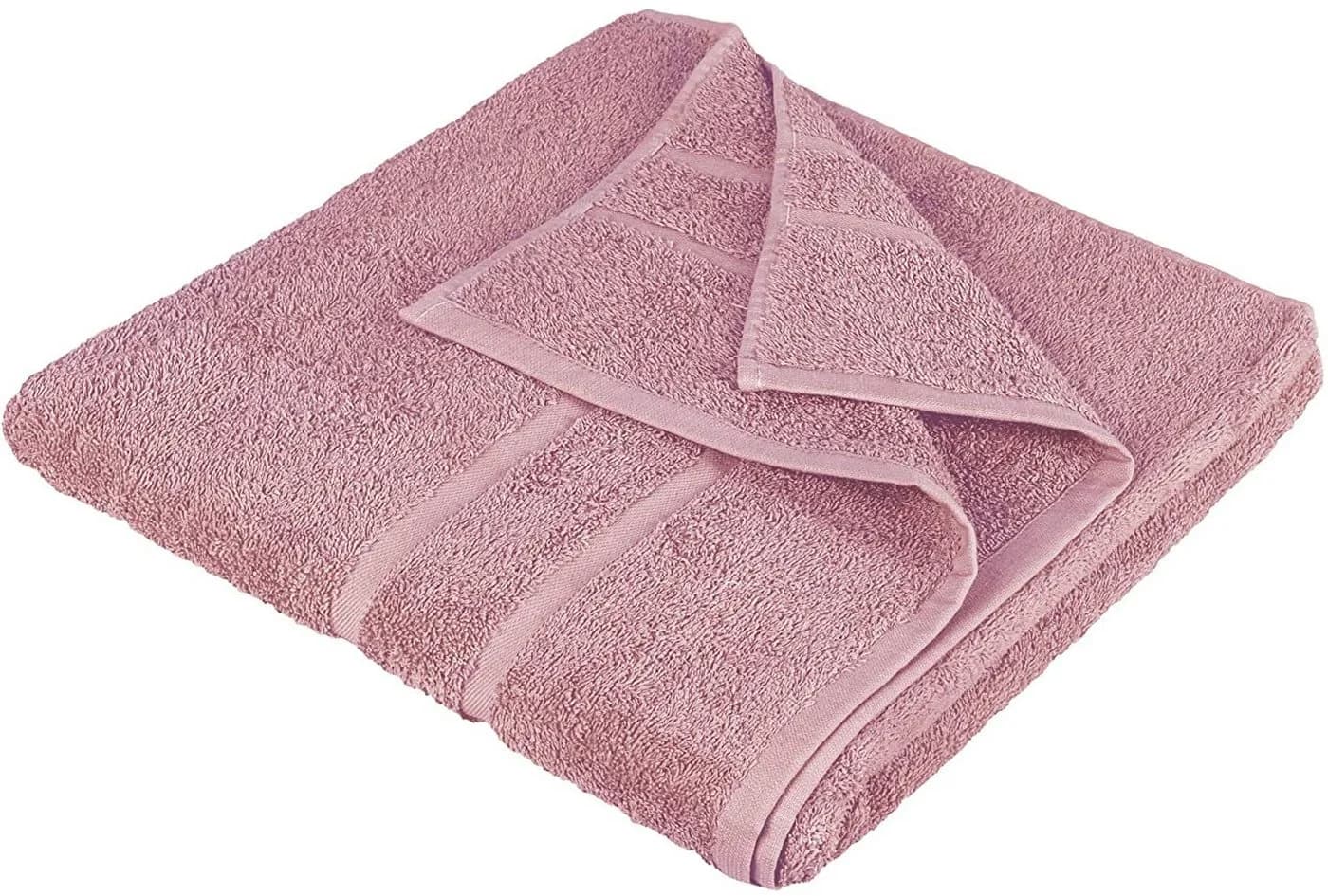 StickandShine Badetücher 4er Set Premium Frottee Mauve 100x150 cm - Bild 3