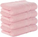StickandShine Badetücher 4er Set Zartrosa Frottee Premium Bild 2