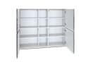 Vladon Highboard Cuba V3 Weiß Matt 12 Fächer Push-to-Open Bild 3