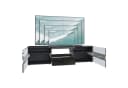 Vladon Lowboard Flow TV-Kommode Schwarz mit LED-Beleuchtung Bild 3