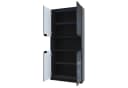 Vladon Aktenschrank Logan V2 mit Soft-Close Funktion Schwarz/Weiß Bild 3