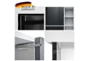 Vladon Highboard Cuba Weiß matt/Hochglanz mit LED & Push-to-Open Bild 4