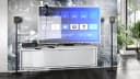 Vladon Lowboard Lana 1200 TV-Kommode Weiß Matt/Weiß Hochglanz Bild 1