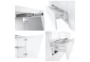 Vladon Sideboard Houston Weiß matt/Hochglanz mit LED Bild 5