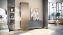 Vladon Garderoben-Set Carlton Set 4 Anthrazit matt/Bronze Optik Bild 1