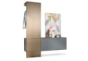Vladon Garderoben-Set Carlton Set 4 Anthrazit matt/Bronze Optik Bild 2