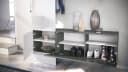 Vladon Garderoben-Set Carlton Set 4 Anthrazit matt/Bronze Optik Bild 3