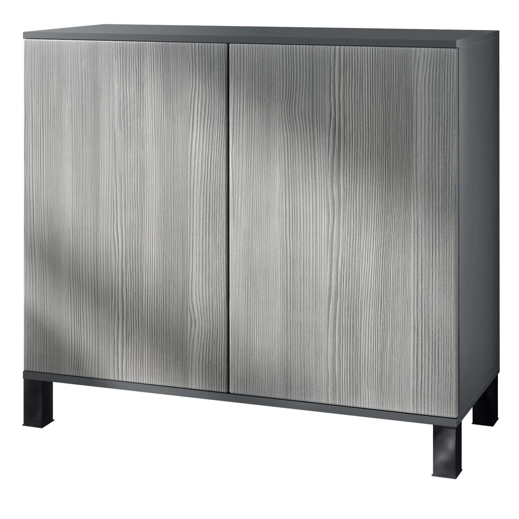 Vladon Kommode Skadu V3 mit Push-to-Open Anthrazit