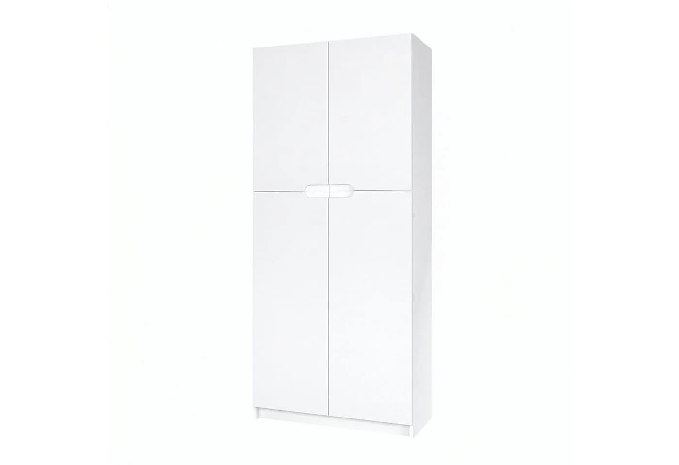 Vladon Aktenschrank Logan 4 Türen Weiß Matt - Bild 2