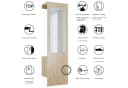 Vladon Garderoben-Set Carlton Neo mit Spiegel und Wandschrank Bild 4
