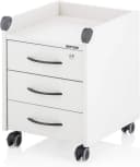 Vladon Aktenschrank Kettler Rollcontainer Abschließbar Weiß Matt Bild 2