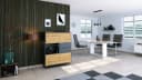 Vladon Highboard Marino V1 mit 4 Türen und Schubladen Bild 1