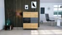 Vladon Highboard Marino V1 mit 4 Türen und Schubladen Bild 3