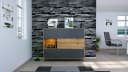 Vladon Highboard Marino Anthrazit matt Eiche Evoke mit LED Bild 3
