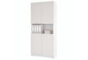 Vladon Aktenschrank Rivo Weiß matt/Cashmere mit Soft-Close Bild 2