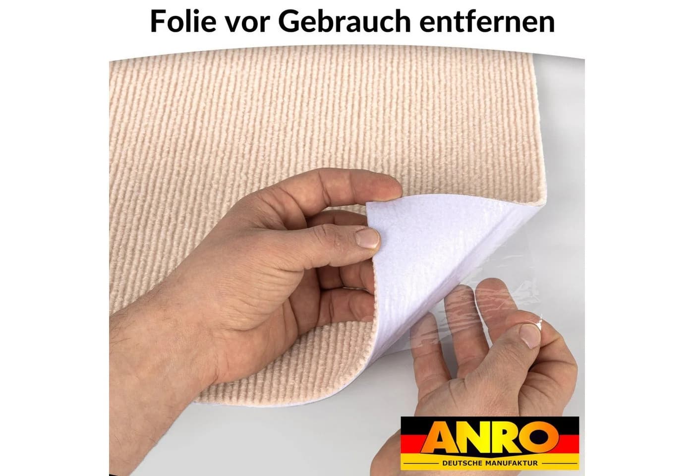 ANRO Stufenmatte NEMESIS Beige Selbsthaftend Rutschfest - Bild 5