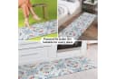 ANRO Küchenläufer GreenLine Teppichläufer Textil, Rechteckig, 3 mm Höhe, 100 cm Valentina Grau Bild 3