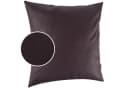 Kisska Dekokissen Kissenhülle KUMO atmungsaktive Kunstleder Leder-Optik UNI 40x40cm Braun Bild 2