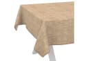 ANRO Tischdecke Alica Leinen Melliert Sandbraun wasserabweisend Bild 2